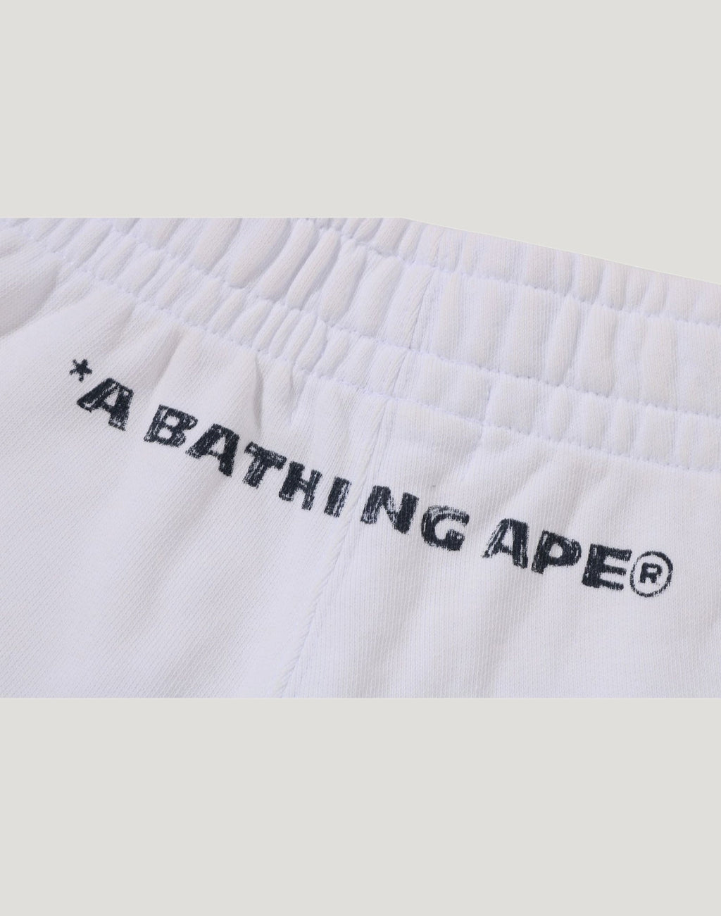 HEAVY WASH HAND DRAW FOOTBALL LOGO RELAXED FIT SWEAT SHORTS MENS