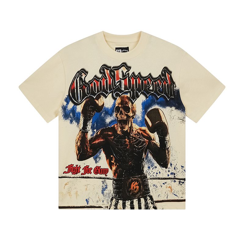 Godspeed Fight For Glory Boxer Graphic T-Shirt